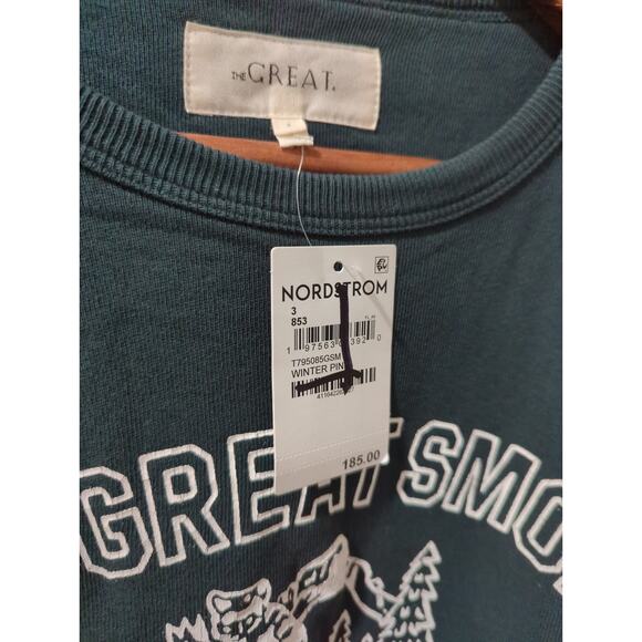 The Great Winter Pine Smoky Mountains Crewneck Sweatshirt NWT - Picture 6 of 7
